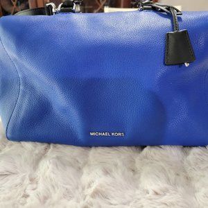Michael Kors Blue Duffel Purse